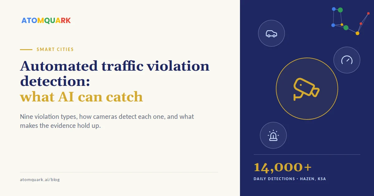 Automated traffic violation detection: what AI can catch