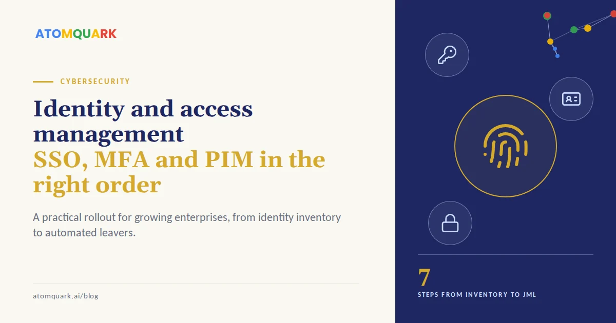 Identity and access management for growing enterprises