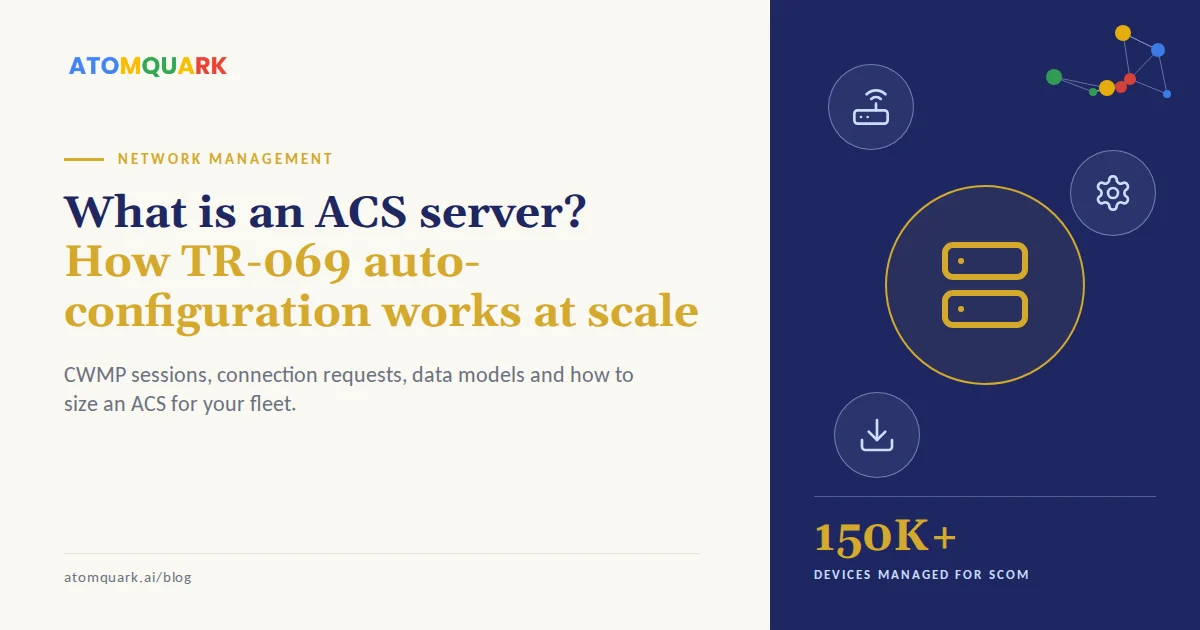 What is an ACS server? How TR-069 ACS works at scale